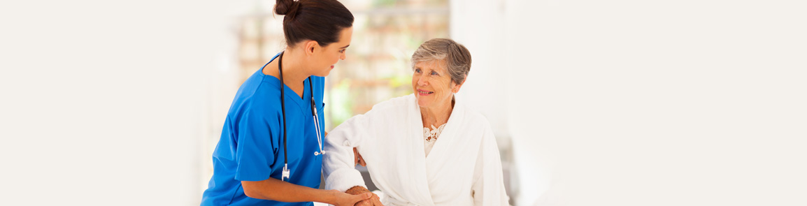 Nurse helping patient image