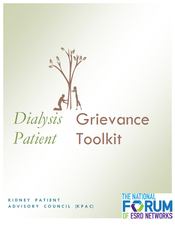 Forum of ESRD Networks Patient Grievance Toolkit