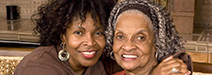 African American Mother and Daughter