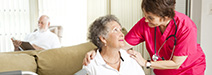 Provider in Home with Senior Patients